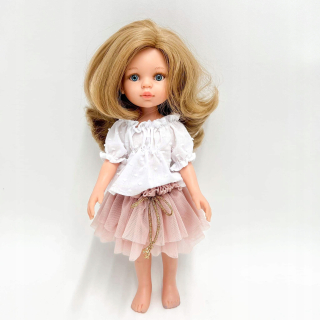 Oblečenie pre bábiku Paola Reina Amigas 32 cm, nahá blúzka a sukňa